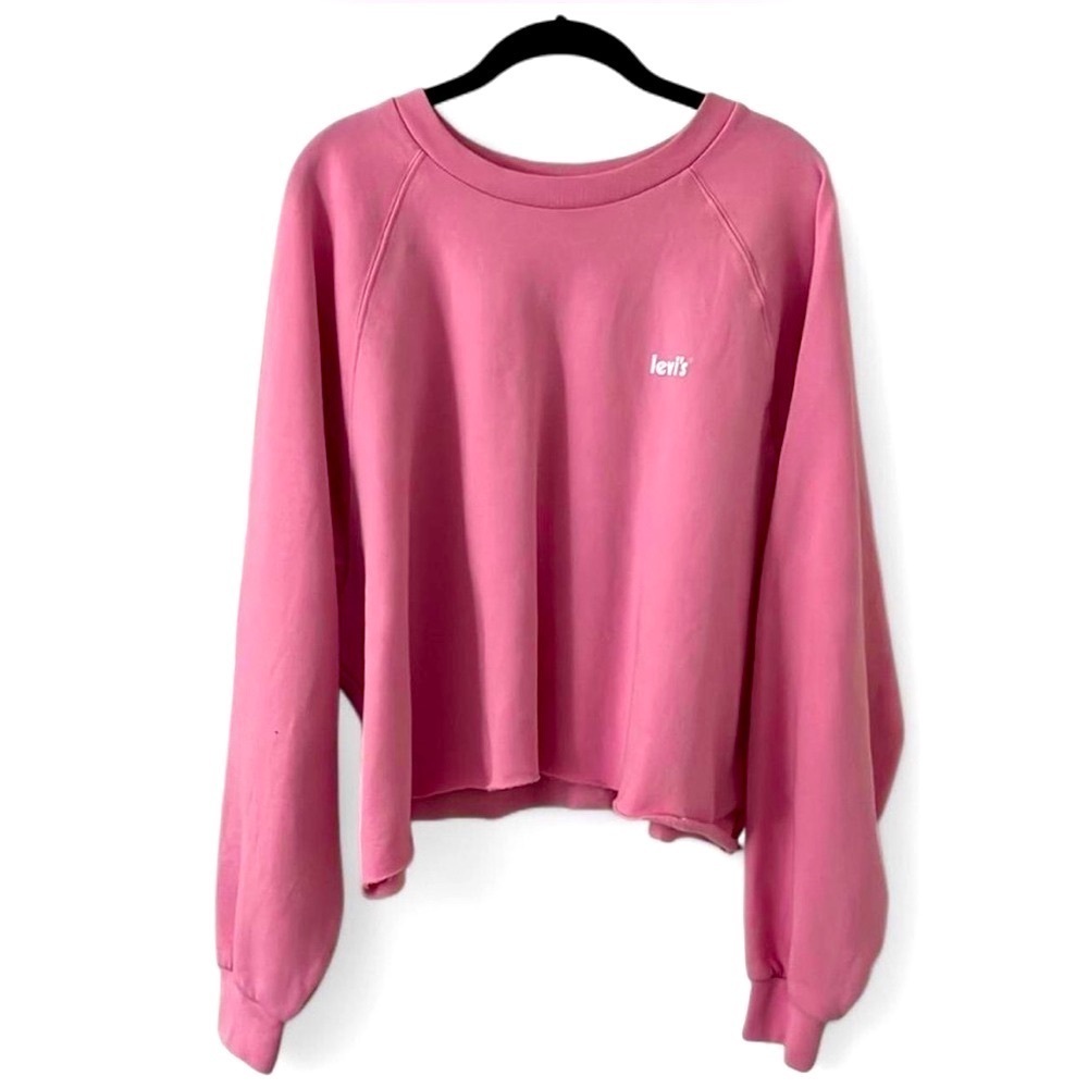 Levi’s Light Pink Cropped Sweatshirt
